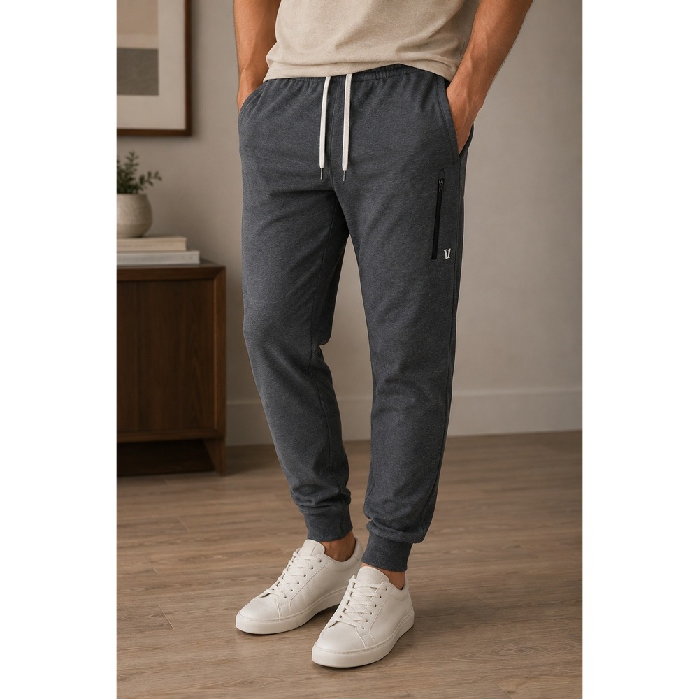 Vuori Sunday Performance Joggers Mens Large Charcoal Heather Grey V416 Pants